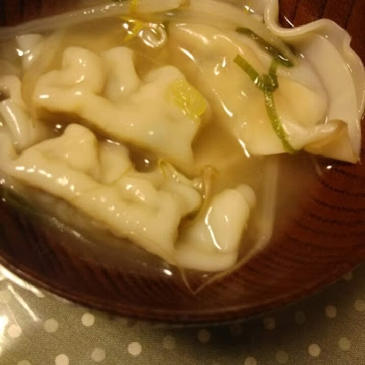 水餃子のスープ